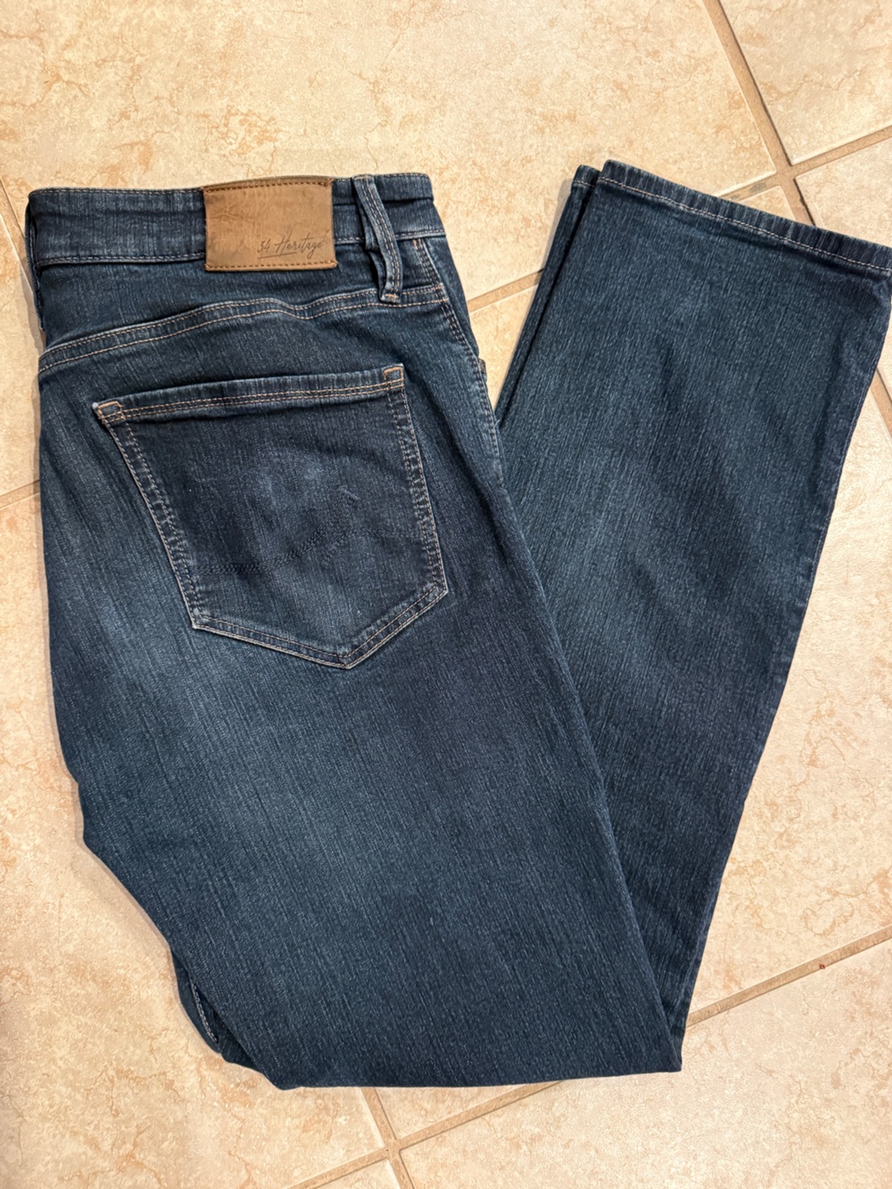 34 Heritage 36/32 Men’s Blue Denim Jeans
